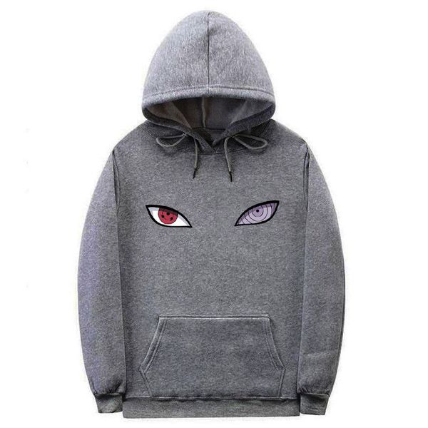 

new 2020 fashion hoodie men and women naruto print sweatshirt sweatshirt, Black