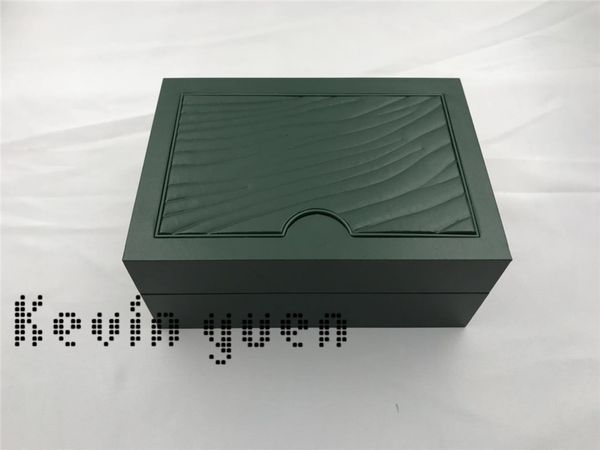 

drop shipping green brand watch original box papers card purse gift boxes handbag 185mm*134mm*84mm 0.7kg for 116610 116660 116710 watches, Black;blue