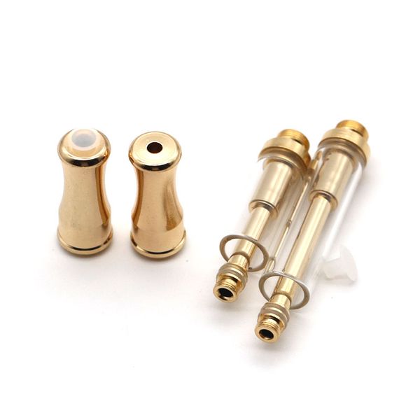 

Золото 92A3 круглые мундштуки Vape танки масляные картриджи пустой Vape Pen картридж E сигареты Vape для 510 резьба ручка батареи