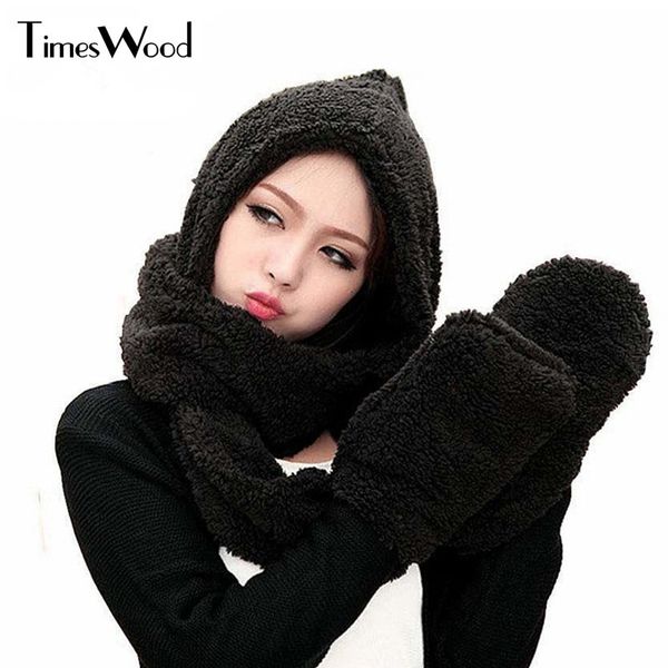

cute girl,come here beautiful hats sets with scarf gloves winter keep warm women casual lovely girl cotton caps, Blue;gray