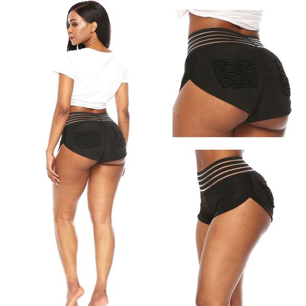 

yoga outfits sports fitness shorts, high waist ruffle style leggings, stretch running hip shorts, White;red
