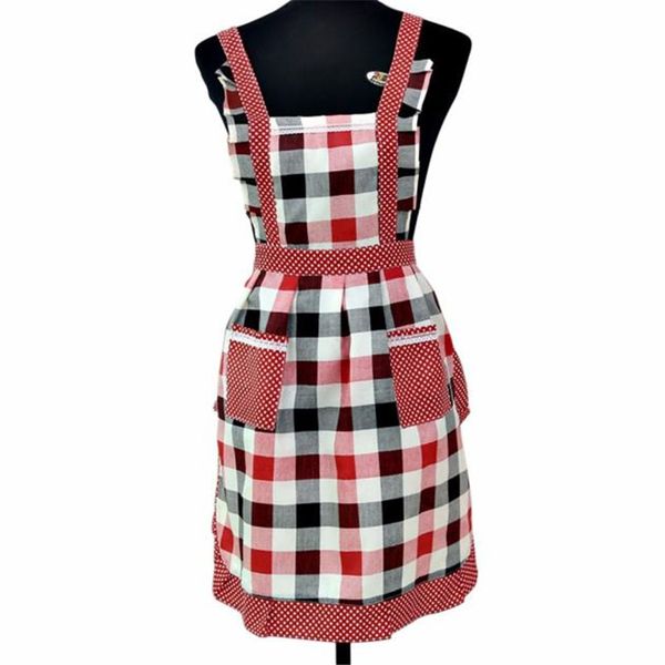 Women Lady Aprons Kitchen Cooking Restaurant Home For Pocket Cooking Cotton Apron Bib Sanitary Apron Dress new #4n28