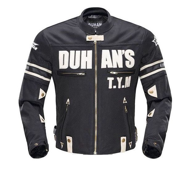 

1pcs new men motorcycle moto bike jacket pu leather racing suits armor riding clothes with 5pcs pads