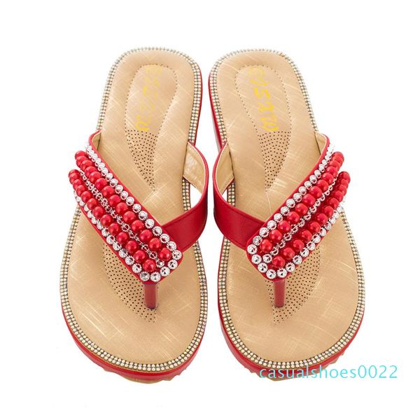 

female shoes ladies' slippers luxury slides rubber flip flops med 2020 soft flat summer designer hawaiian fashion tpr c22, Black