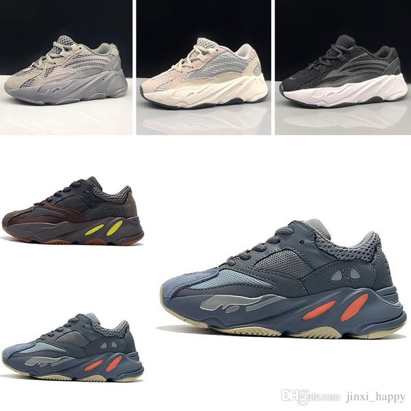 

adidas yeezy yeezys boost 700 Big Kids 700 Wave Runner для малышей Сиреневые кроссовки Youth Inertia Sneaker Pour Enfants