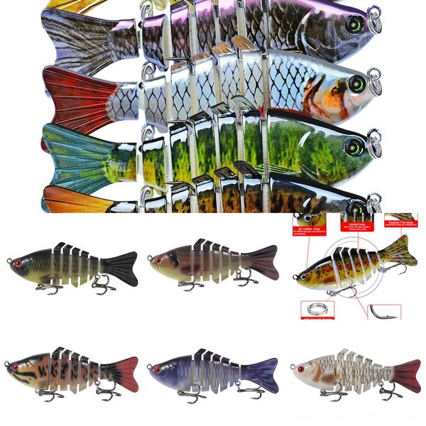 

i74iv luya #5555 soft luminous shrimp bionic fake blackfish luminous bait fishing squid baitset bait