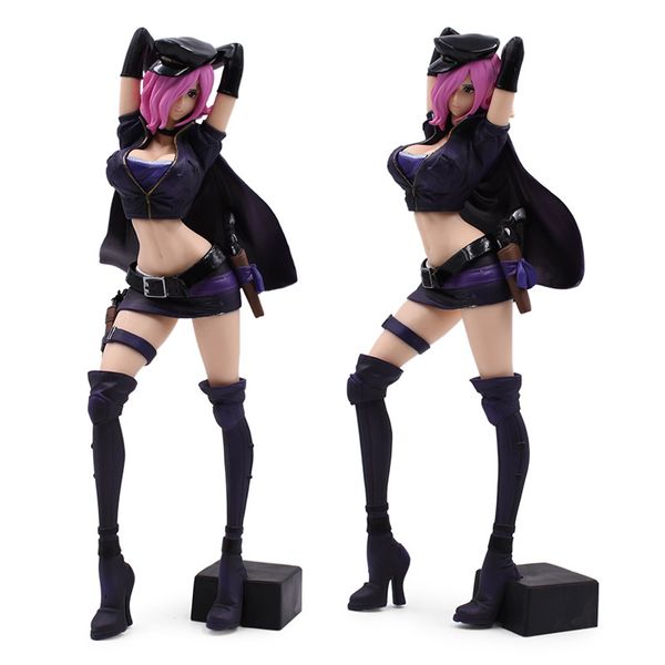 

one piece 25cm vinsmoke reiju action figures cartoon pvc doll collector figure model toy birthday gift for friend kid t200704
