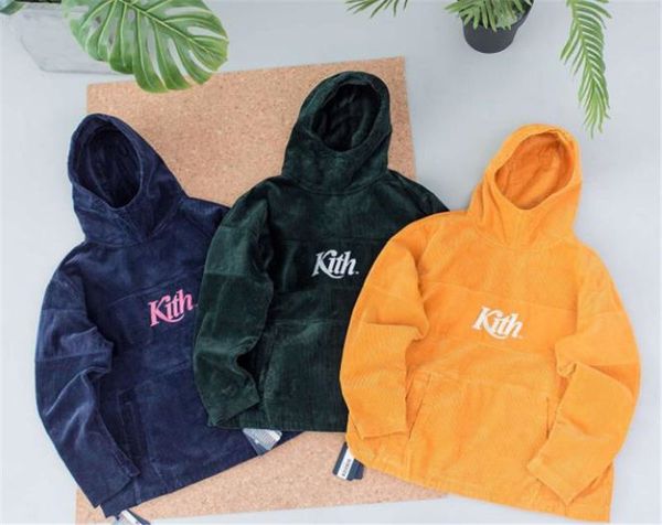 

Kith Printed Womens Designer Hoodies Loose Oversize Pullover Womens Sweatshirts Ins Hot Style Casual Womens Clothing