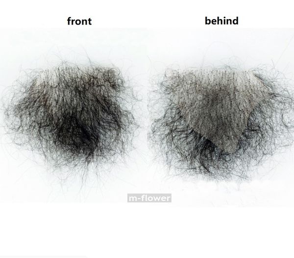 2020 Hand Made Men Women Human Hair Fake Pubes Pubic Hair Natural