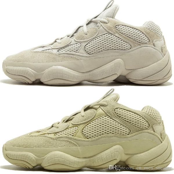 

new kanye west 500 desert rat blush 500s salt pink utility black mens running shoes for men women sport sneakers designer, White;red