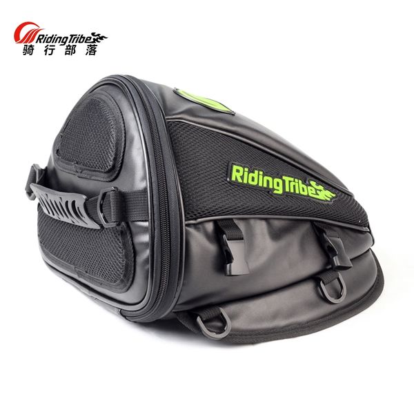 

riding tribe universal motorcycle tank bag micro-fiber motorbike tail bag waterproof travel backpack functional g-xz-017