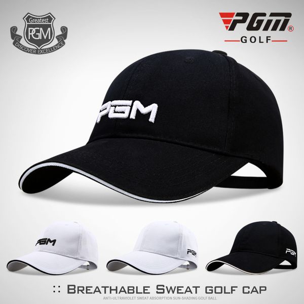 

pgm golf cap golf cap sports sunshade white black for unisex, Black;white