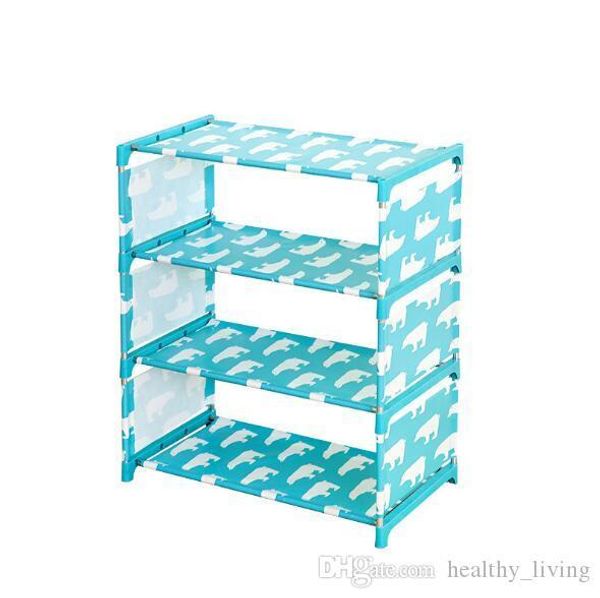 

simple multi-layer high-capacity shoe rack thickened non-woven fabric dormitory living room bedroom dust collection shoe rack-0z34