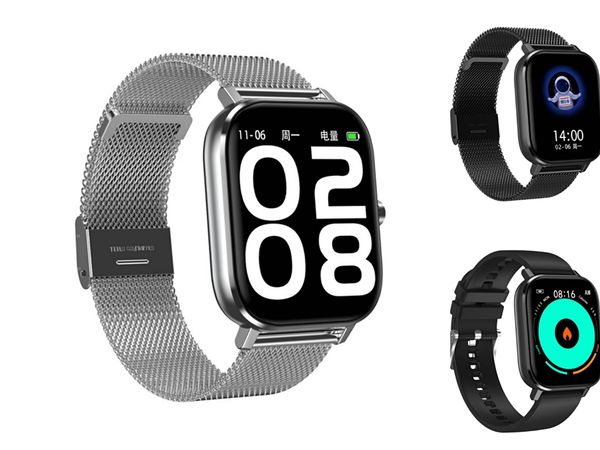 

p8 dt-35 smart watch men women full touch screen ip67 waterproof bluetooth dt-35 smartwatch heart rate fitness tracker wristband watch #qa60