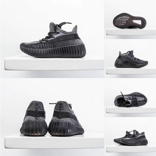 

kanye west 35o v2 tail light kids running shoes brand infant sneakers cinder reflective flax desert sage static children shoes size 26-35#86