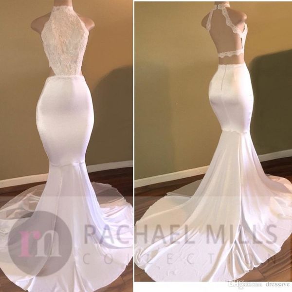 

2019 backless prom dresses sleeveless high neck side cut gold sweep train formal evening dresses formal gowns for pageant event, Black