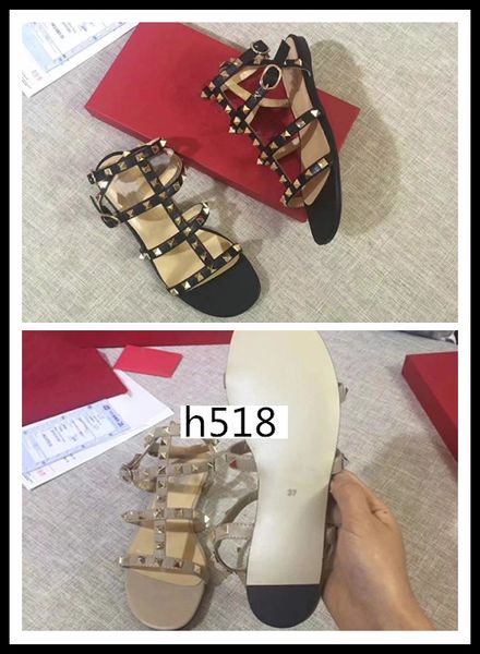 

original box woman summer sandals rivets big bowknot flip flops beach sandalias femininas flat jelly designers sandalssize 38, Black