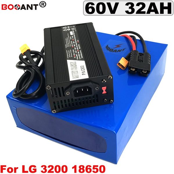 

60 v e moto bateria de lÃ­tio 60 v 30ah para bafang 3000 w do motor original para lg 18650 celular 16 60 v bateria bicicleta elÃ©trica