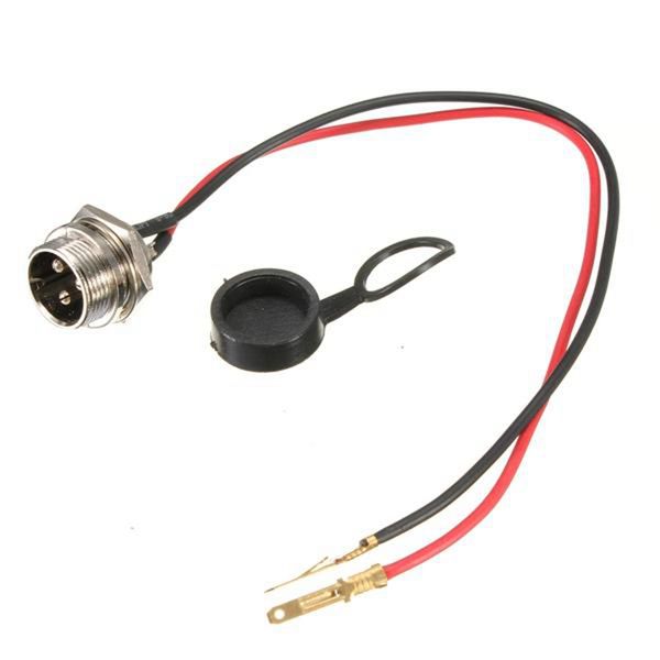 

waterproof battery charger connector socket pocket&cap for dirt bike scooter