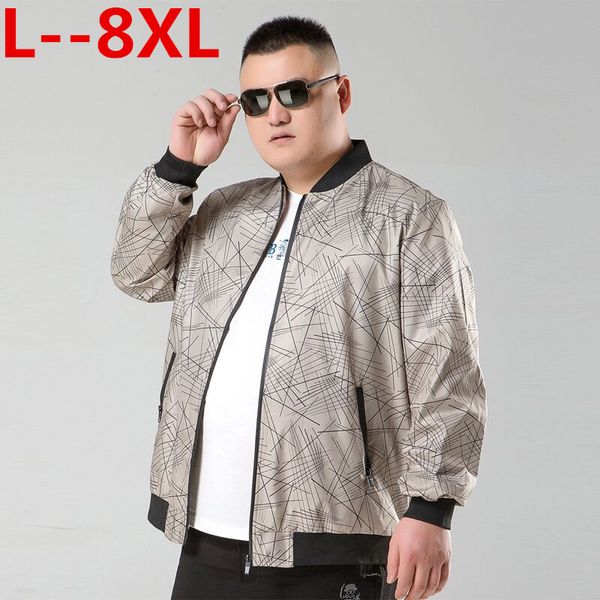 

big size 10xl 8xl 6xl quality bomber casual jacket men spring autumn outerwear mandarin sportswear mens jackets for male coats, Black;brown