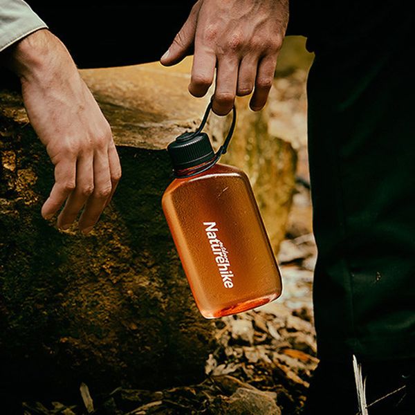 

outdoor water bottle running camping leak proof sport bottle 450ml clear cup