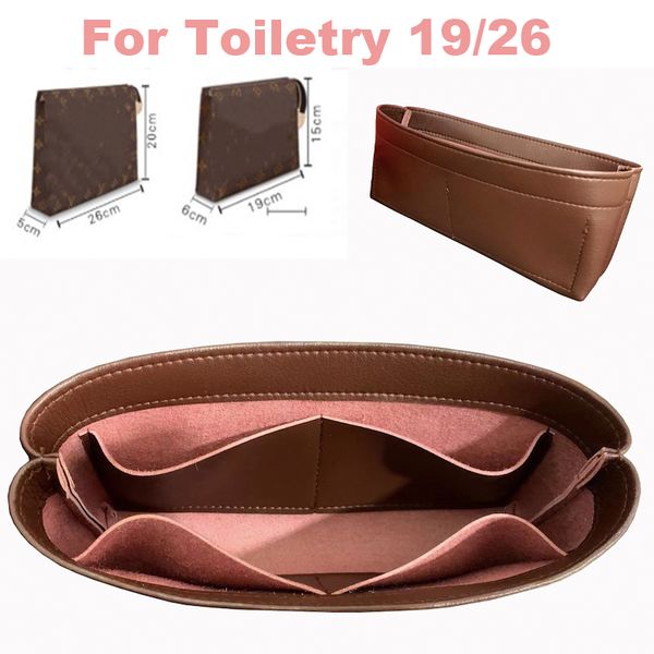 

exclusive customization for toiletry 19/26 purse organizer insert - durable 2mm leather (handmade/9 colors