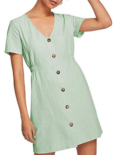 button up summer dress