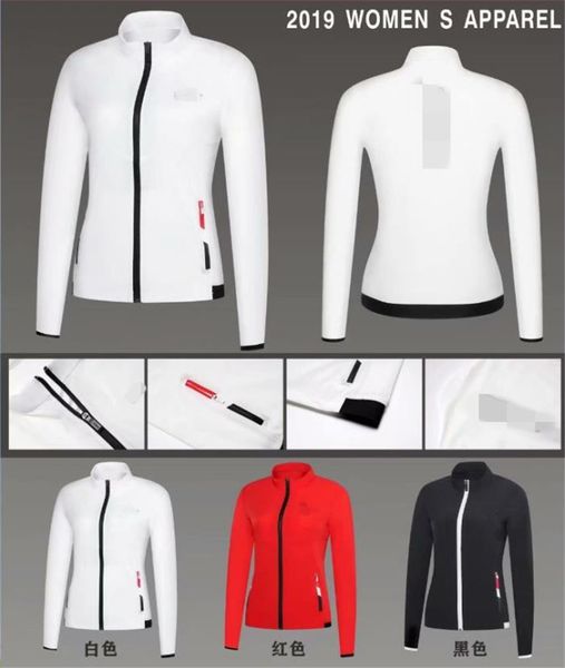 

women's autumn golf slim jacket windproof and quick-drying jacket ing, Red;blue