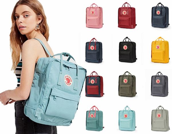 

fjallraven kanken classic daily backpack mini 7l 16l 20l school backpack kids or women canvas waterproof backpack