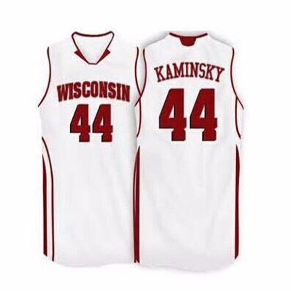 

men's wisconsin badgers basketball jerseys #44 frank kaminsky jersey college throwbacks stitched customized any name, Black;blue