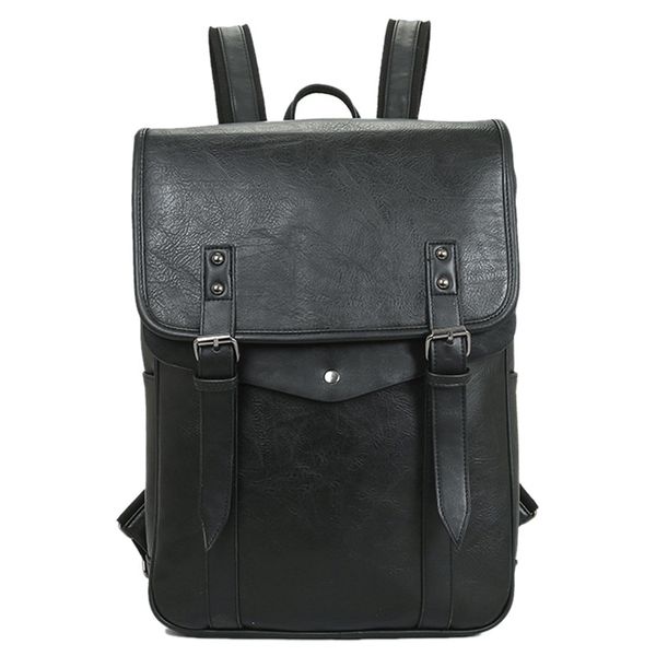 

backpack -retro men's fashion pu student business lapschool computer bag