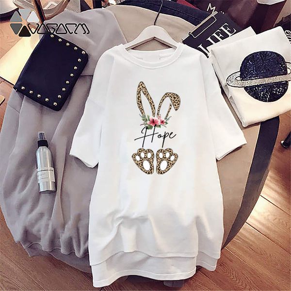 

women designer t shirts long style dress for girl casual tees printed letters brand t shirt dresses luxury shirts, White