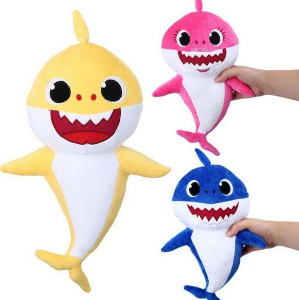 baby shark stuffed animal that sings english