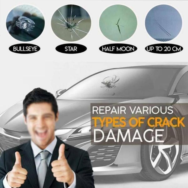 

fluid repair fluid kit set window crack chip tool car automotive glass