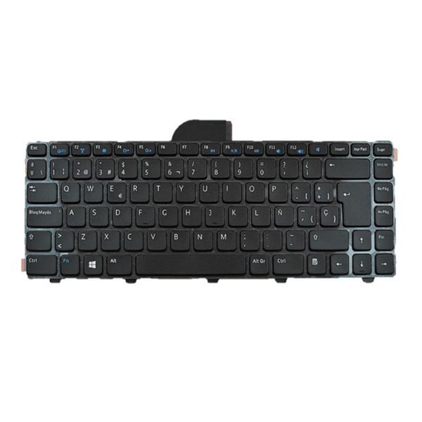 

spanish layout keyboard black frame for inspiron 14 3437 14r 5421