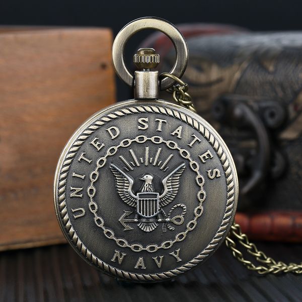 

yisuya men's eagle pendant chain pocket watch women retro bronze watch creative christmas watches children lover xmas gift, Slivery;golden