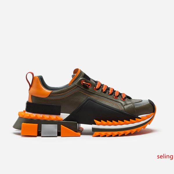 

super king кроссовки sorrento роскошная повседневная обувь платформа для мужчин женщины узелок тренер napa кожи спортивная обувь резиновые b