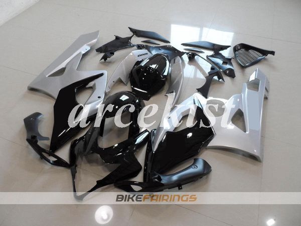 

4 подарки новый abs мотоцикл обтекатели набор, пригодный для suzuki gsxr1000 gsxr1000 k5 2005 2006 05 06 кузова комплект холодный черный сер