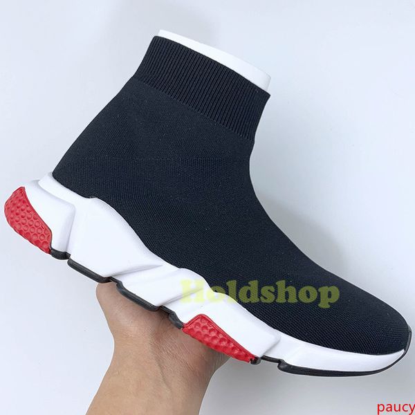 

designer speed trainer luxury casual shoes black white red glitter flat fashion socks boots sneakers fashion trainers runner 36-45