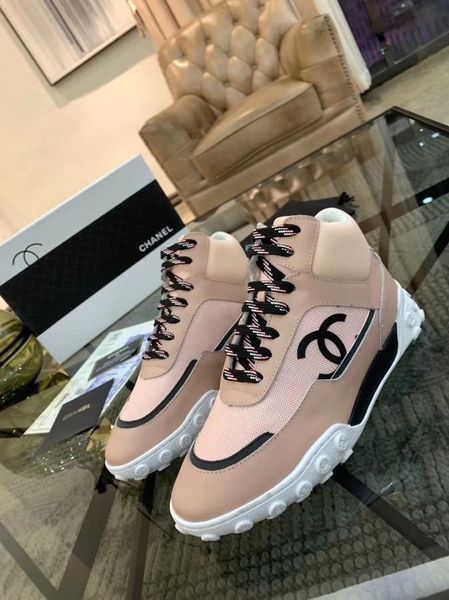 

2020 summer new color shoes fashion mix color genuine leather men women leather flats runner trainers sport casual shoes 35-45 box 1002, Black