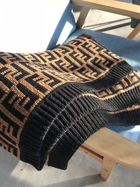 

роскошный дизайнерский бренд классический толстый 1,4кг вязать вывески f постельные принадлежности одеяло крытый одеяло открытый теплый плат