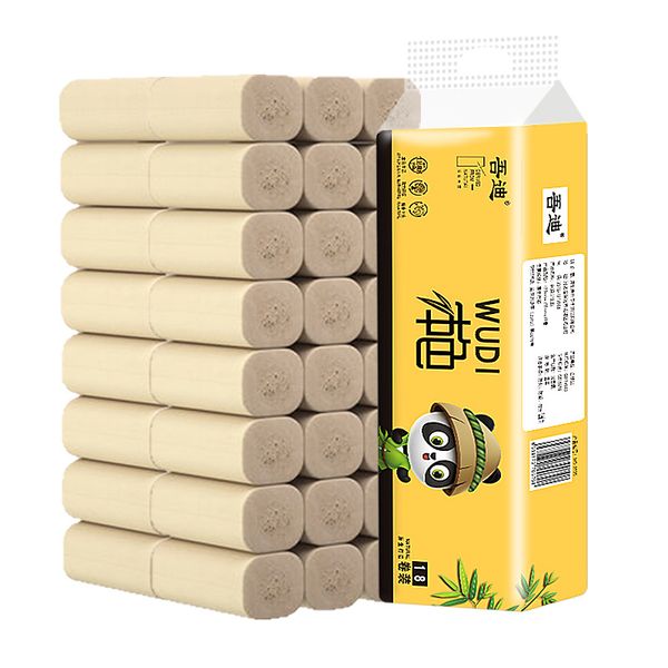 

affordable natural color coreless roll toilet paper