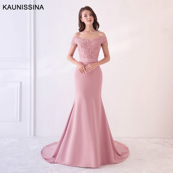 

kaunissina mermaid prom dress burgundry long evening dress short sleeve sweep train party elegant vestido long prom gown, White;black