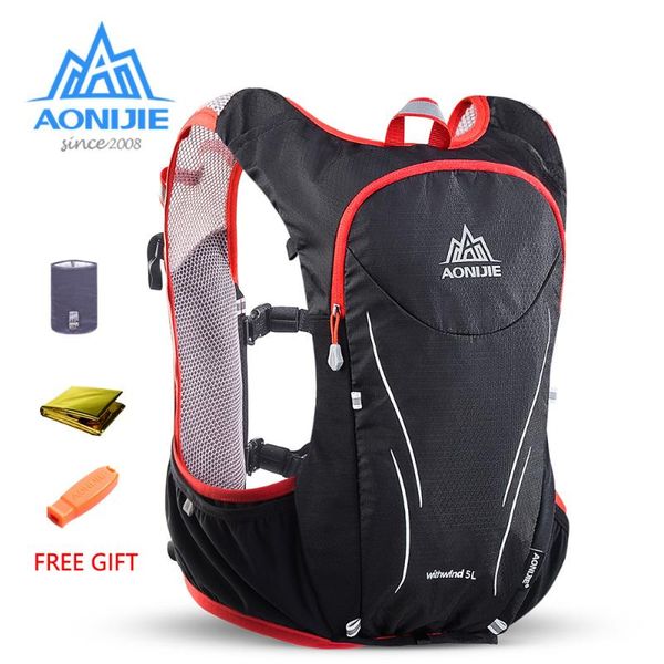 

aonijie hydration backpack rucksack bag vest harness for 2l water bladder hiking camping running marathon race sports c928 5l