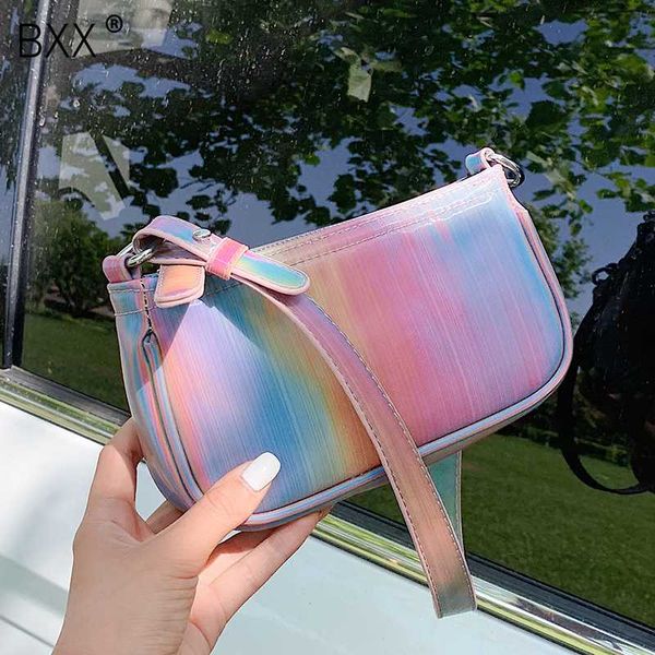 

bxx] pu leather mini crossbody bags for women 2020 summer messenger shoulder bag female travel phone purses and handbags hn387