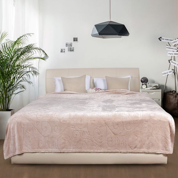 

afulai bed fleece blanket flannel soft throw bedspread coral quilt nap pet blankets for bed