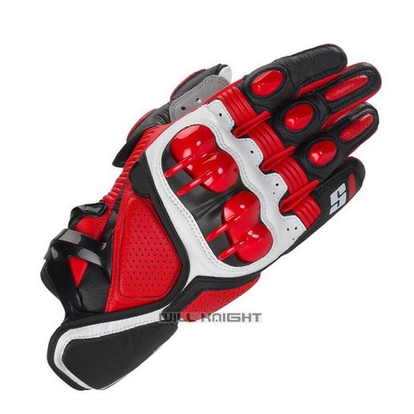 

motorcycle mtb bike cycling motocross mountain bicycle men's red gloves, Black
