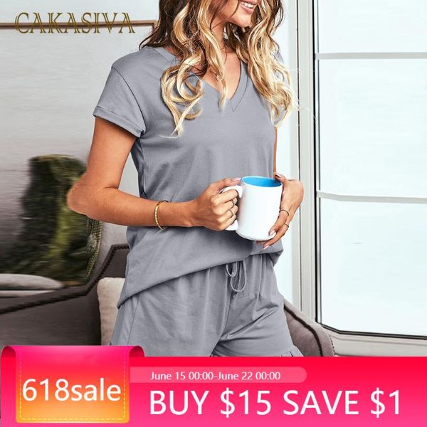 

women's sleepwear split pajamas homeware suit female summer v-neck short sleeve ruffles leisure women pijamas, Black;red