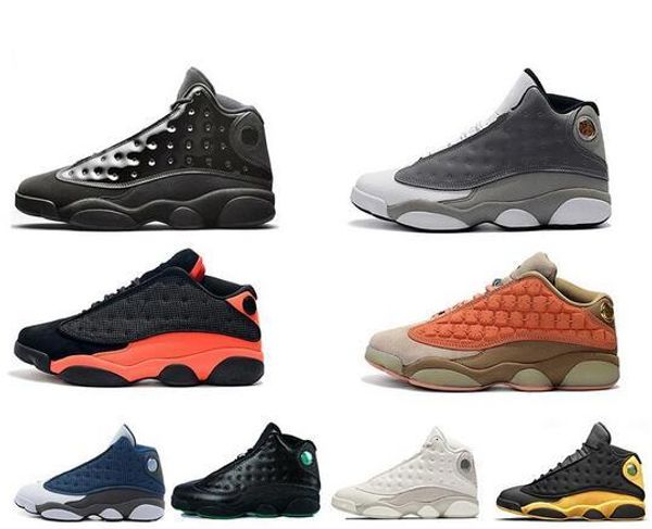 

13 13s новый лейкерс соперники дизайнер баскетбольной обуви шапка и платье чикаго гипер королевский черный кот кремни разводят dmp мужские с