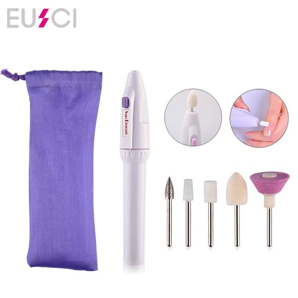 

mini electric nail drill apparatus for manicure gel cuticle remover pedicure machine milling drill bits set polishing cutters